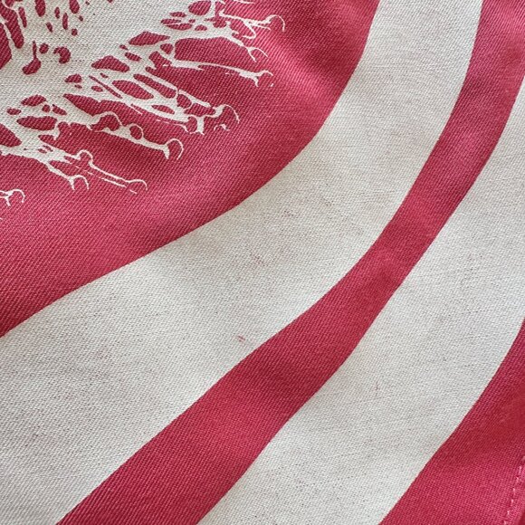 Vintage 70s Hans Jutte Hawaii Kaftan OS Pink Muumuu Dress Hibiscus Floral Hawaii - Picture 15 of 16